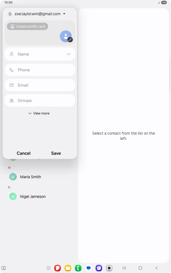 Press Name and key in the required name.