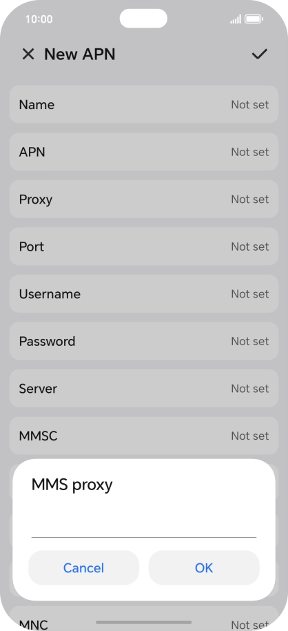 Key in 212.183.137.012 and press OK. Key in 212.183.137.012 and press OK.