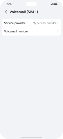 Press Voicemail number. Press Voicemail number.