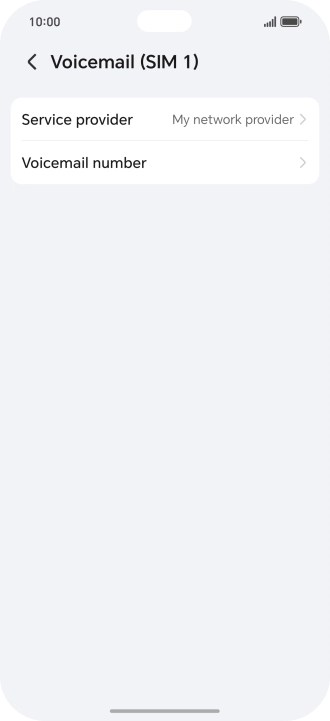 Press Voicemail number. Press Voicemail number.