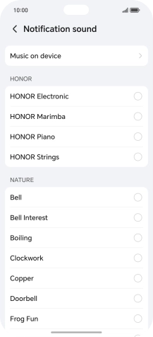 Press the required message tones to hear them.