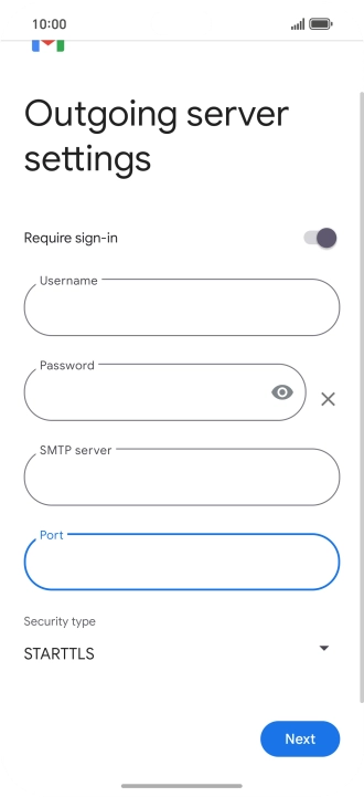 Press the drop down list below 