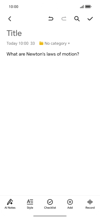 Press AI Notes. Press AI Notes.