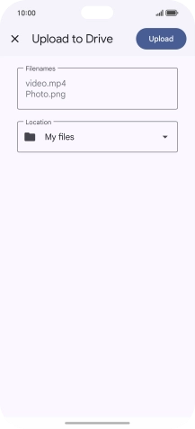 Press Upload. Press Upload.