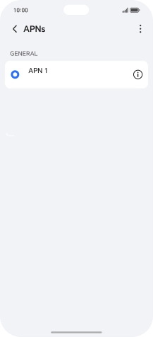 Press the menu icon. Press the menu icon.
