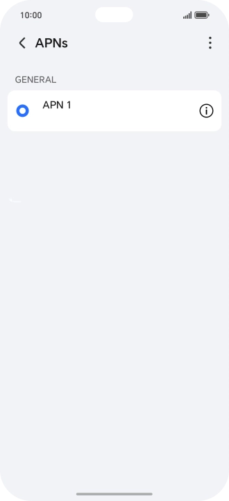 Press the menu icon. Press the menu icon.