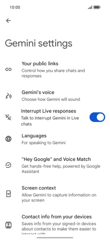 Follow the instructions on the screen to select the required settings. Follow the instructions on the screen to select the required settings.