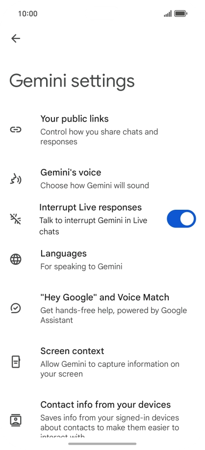 Follow the instructions on the screen to select the required settings. Follow the instructions on the screen to select the required settings.