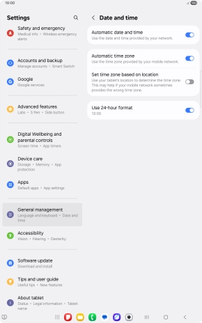 Press the Home key to return to the home screen.