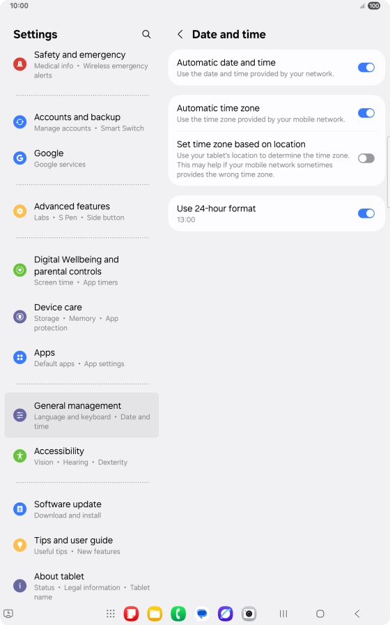 Press the Home key to return to the home screen.