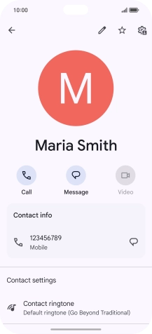 Slide your finger upwards starting from the bottom of the screen to return to the home screen.