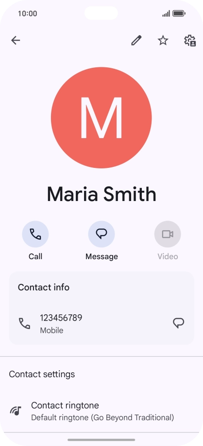Slide your finger upwards starting from the bottom of the screen to return to the home screen.
