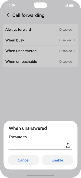 Key in +447836121121 and press Enable. Key in +447836121121 and press Enable.