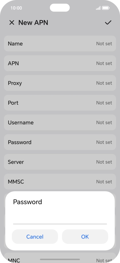 Key in wap and press OK. Key in wap and press OK.