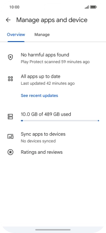Press Manage. Press Manage.