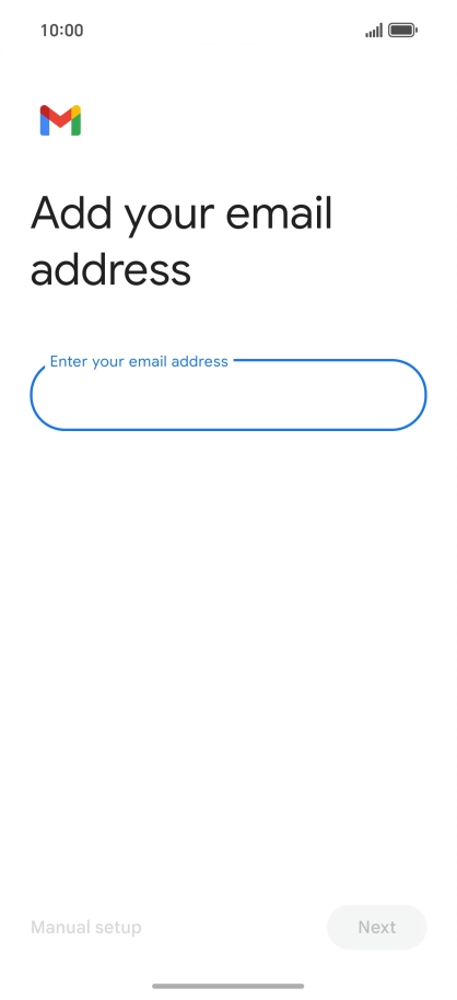 Press the field below 