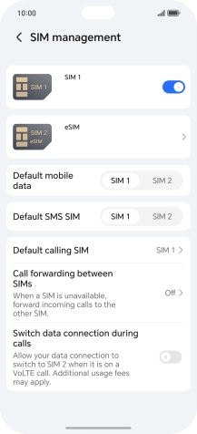 Press the required price plan.