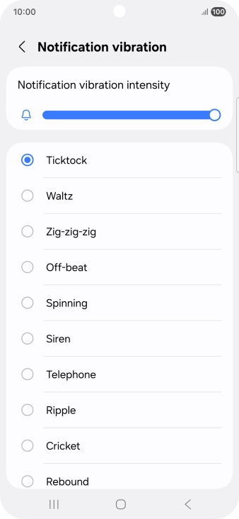 Press the required message tones to hear them.
