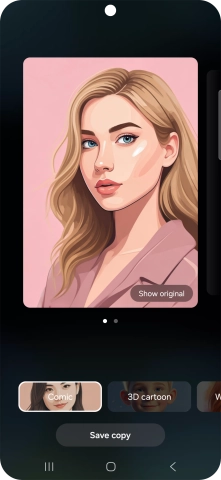 Press Save copy to save the generated photo suggestion.