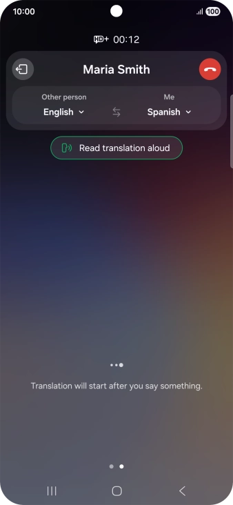 Follow the instructions on the screen to select the required language settings and use the function.
