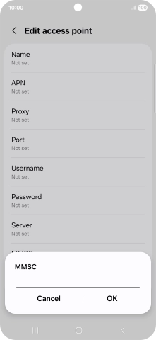 Key in http://mms.vodafone.co.uk/servlets/mms and press OK.