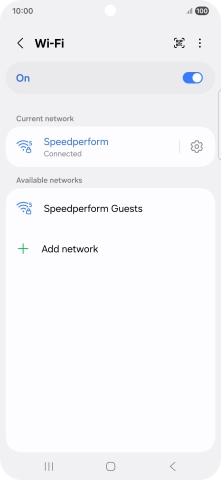 Press the Home key to return to the home screen.