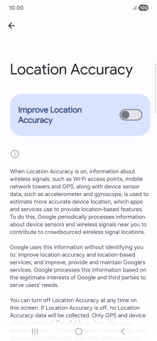 If you press the indicator next to 