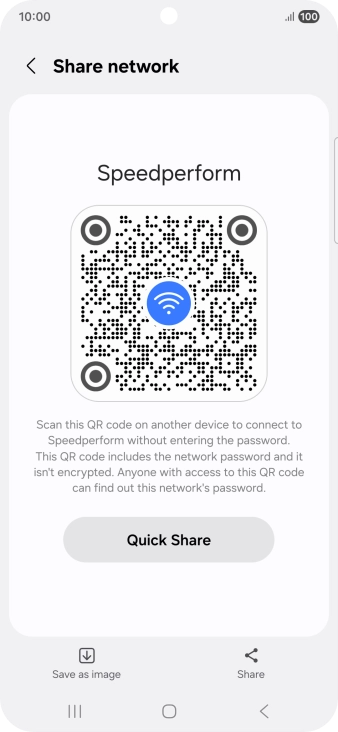 Place the QR code inside the camera frame on the other device to scan the code.