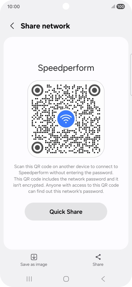 Place the QR code inside the camera frame on the other device to scan the code.