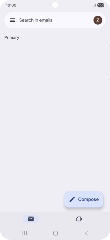 Press the menu icon.