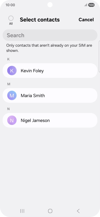 Press the field above 