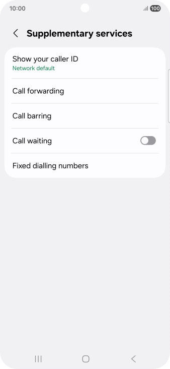 Press Fixed dialling numbers.