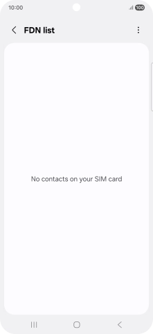 Press the menu icon.