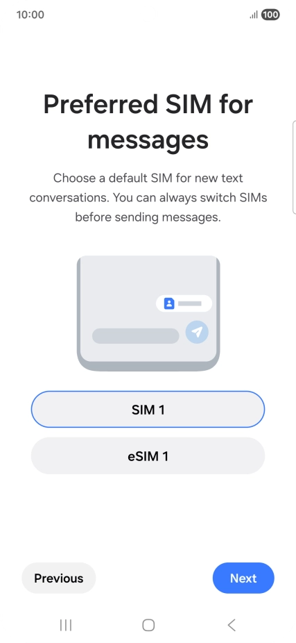 Press the required price plan.