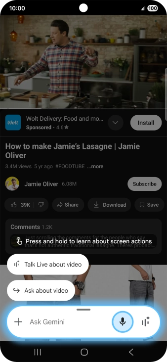 Press Ask about video.