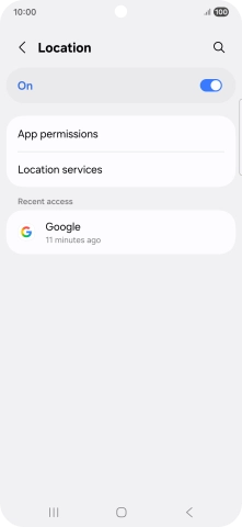 Press App permissions.