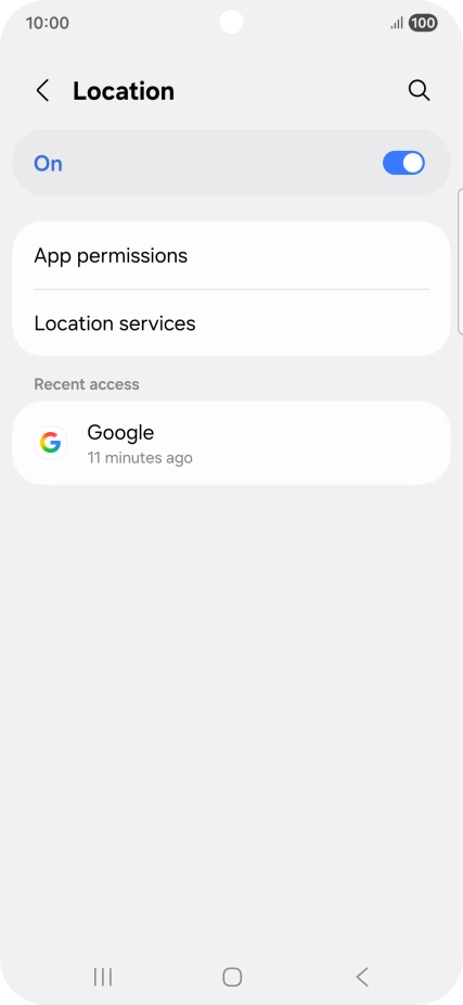 Press App permissions.