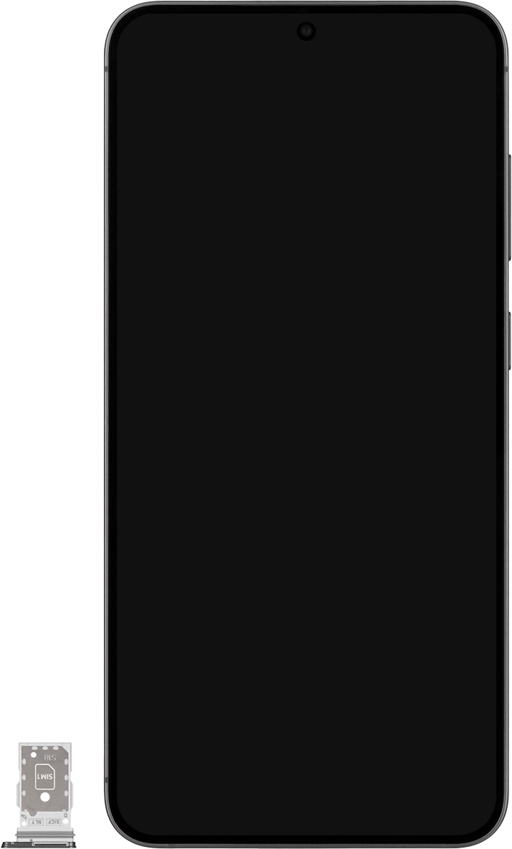 Turn your SIM as illustrated in the first SIM holder and place it in the SIM holder.