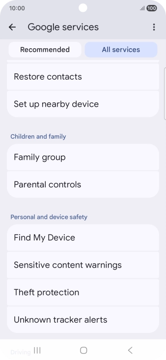 Press Find My Device.