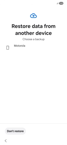 Press the required backup and your phone restores the content of the selected backup. Subsequently, follow the instructions on the screen to set up your phone and prepare it for use.