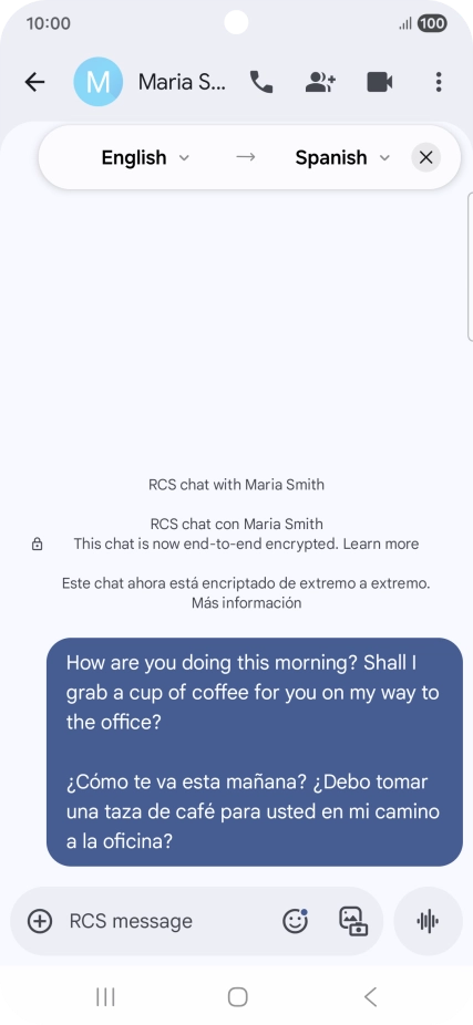 Follow the instructions on the screen to select the required language settings and use the function.