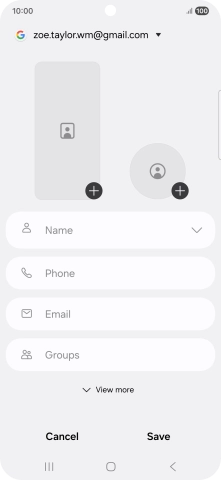 Press Name and key in the required name.