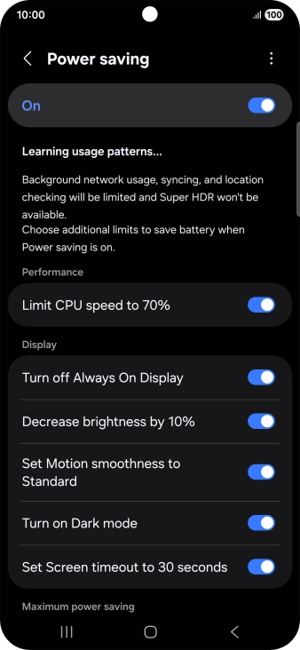 Press the Home key to return to the home screen.