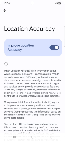 If you press the indicator next to 