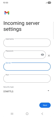 Press the field below 