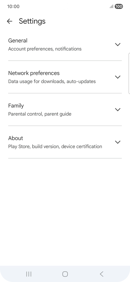 Press Network preferences.