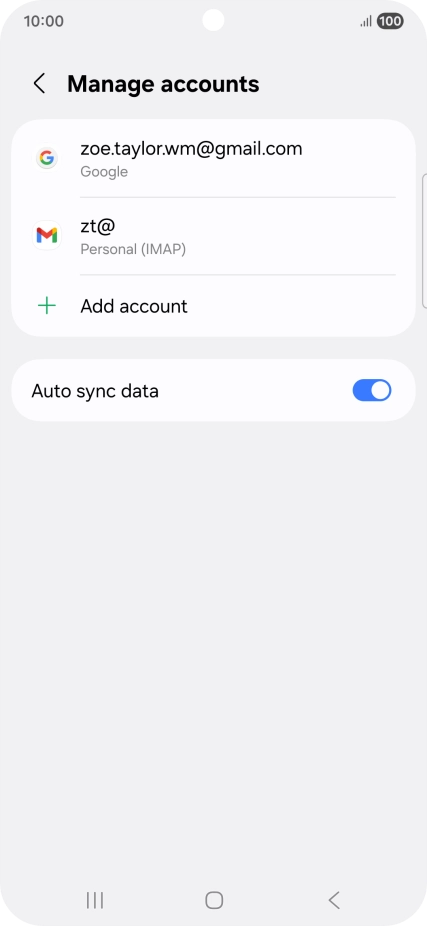 Press the Home key to return to the home screen.
