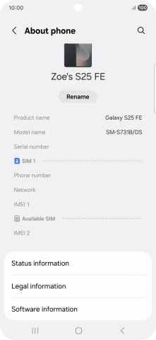 Press Software information.