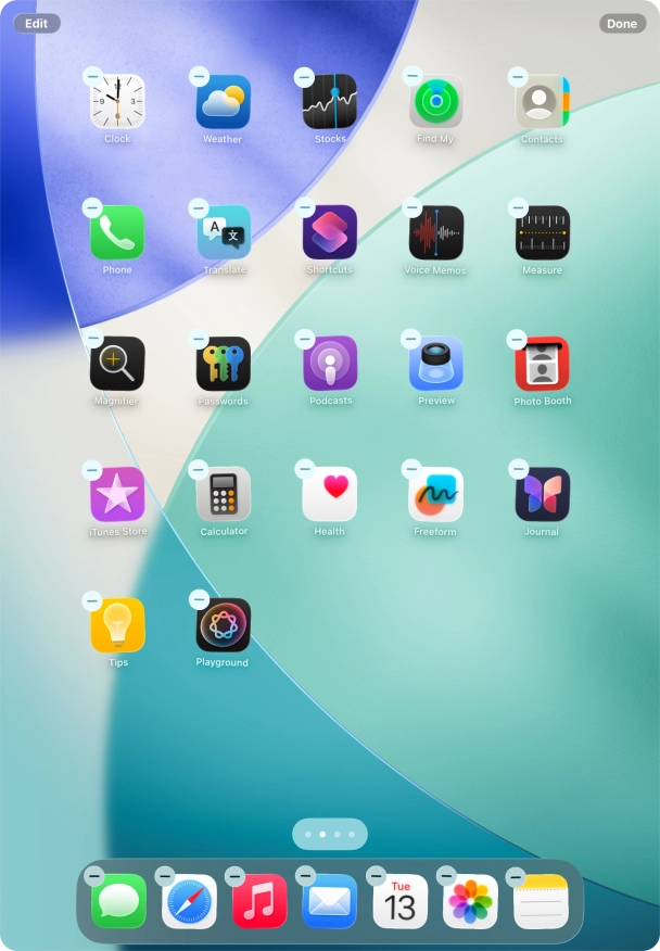 Press Edit. Press Edit.