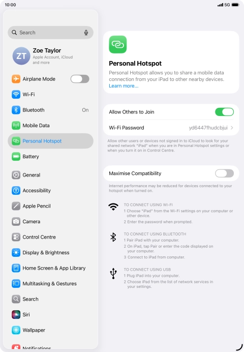 Slide your finger upwards starting from the bottom of the screen to return to the home screen.